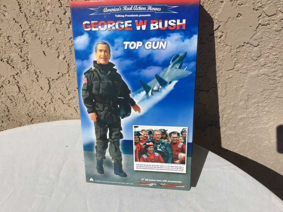 George W Bush Top Gun Limited Edition Action Figure Doll New In Box  [Photo 1]