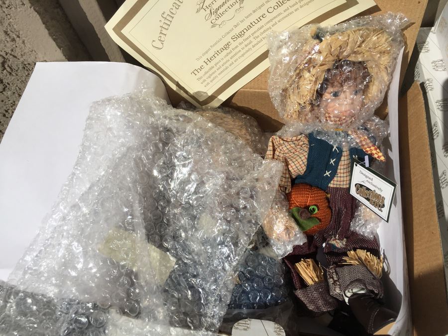 MEGA Lot Of Collectible Porcelain Dolls From The Heritage Signature Collection All New In Boxes [Photo 5]