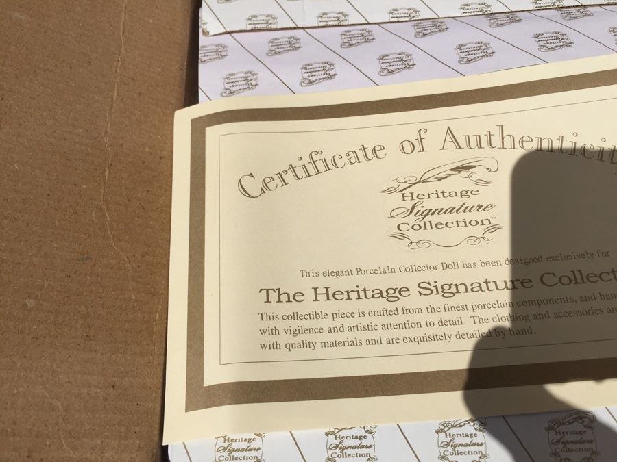 MEGA Lot Of Collectible Porcelain Dolls From The Heritage Signature Collection All New In Boxes [Photo 11]