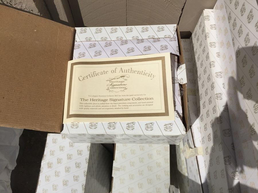 MEGA Lot Of Collectible Porcelain Dolls From The Heritage Signature Collection All New In Boxes [Photo 10]