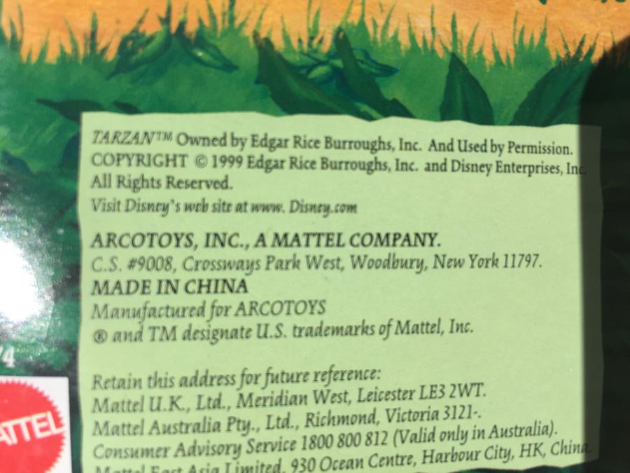 Disney's Tarzan And Hercules Toys New In Box Mattel [Photo 4]