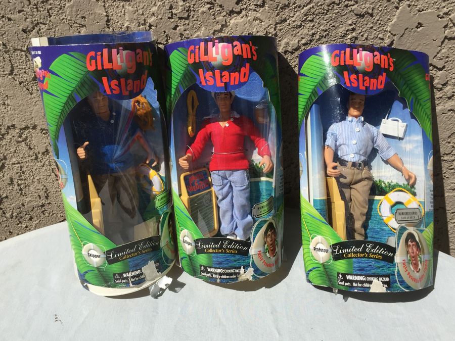 Gilligan's Island Limited Edition Collector's Series Dolls In Original Packaging