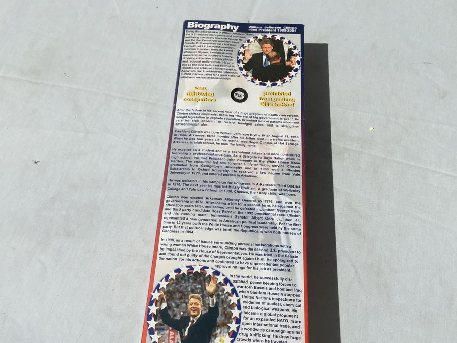 Talking Bill Clinton President Action Figure Doll New In Box [Photo 3]