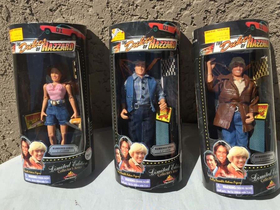 The Dukes Of Hazzard Limited Edition Collector's Series Dolls In Original Packaging