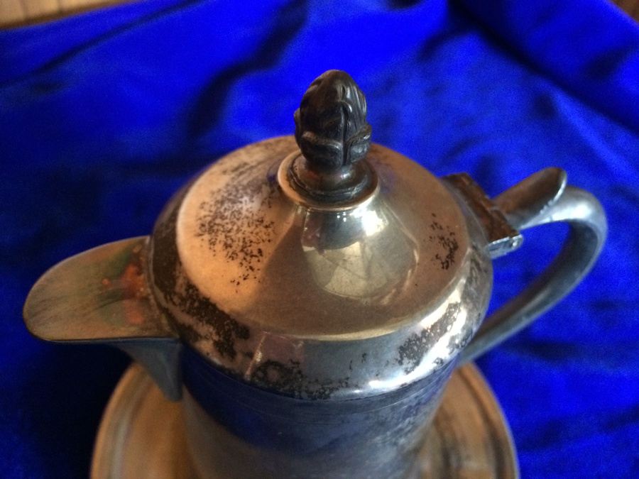 Silverplate Pitcher with Tray [Photo 2]