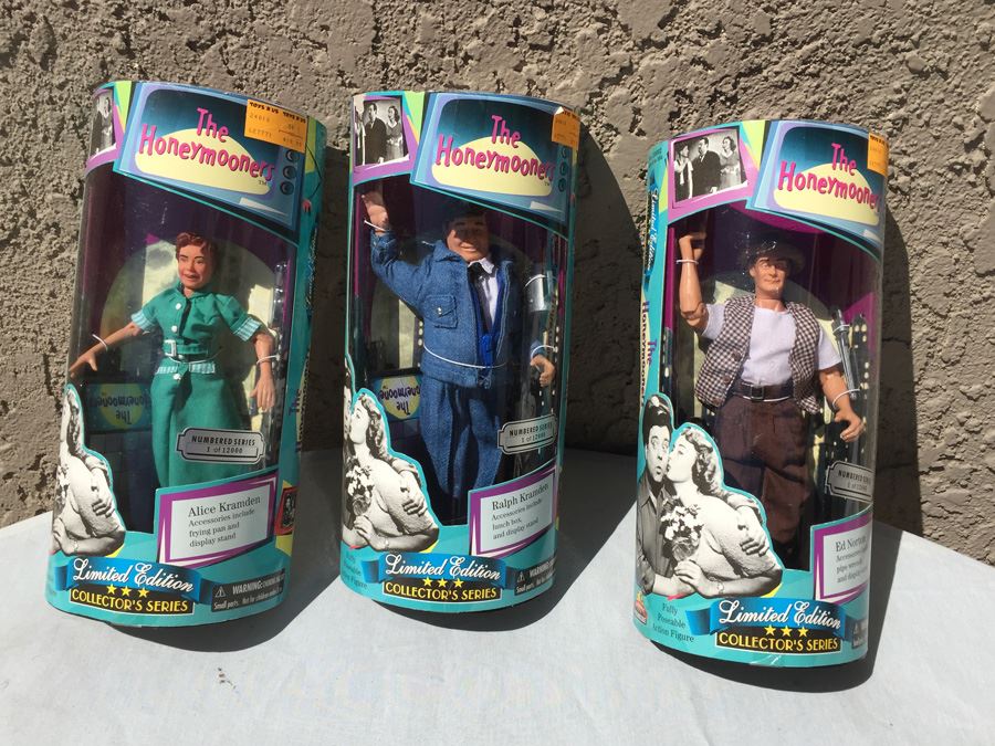 The Honeymooners Limited Edition Collector's Series Dolls In Original Packaging