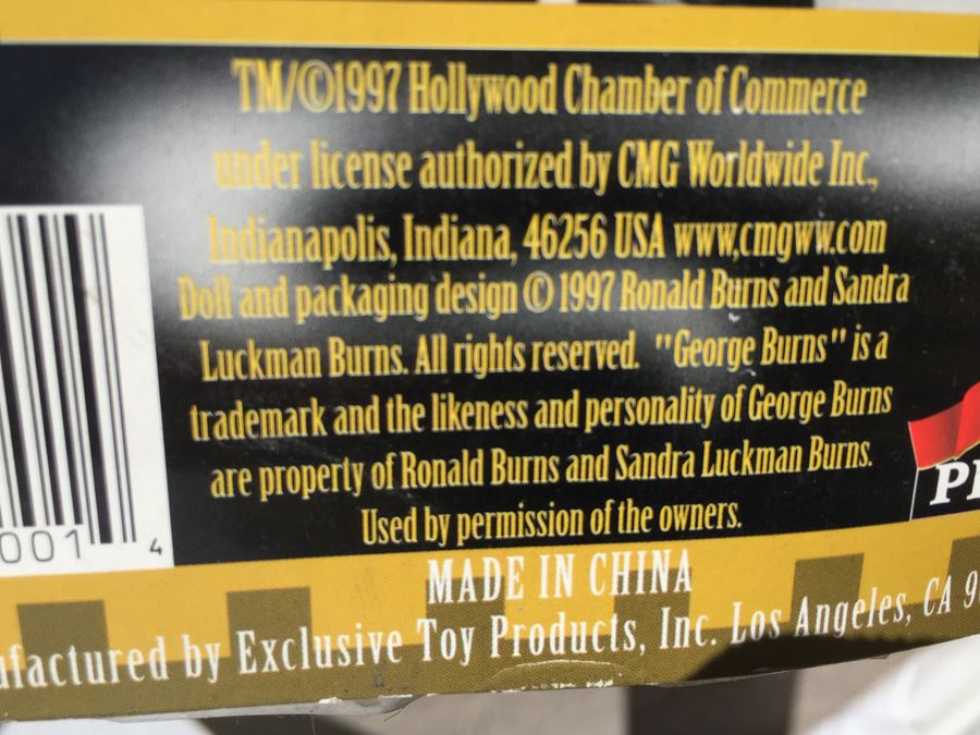 George Burns Limited Edition Collector's Series Dolls In Original Packaging [Photo 6]