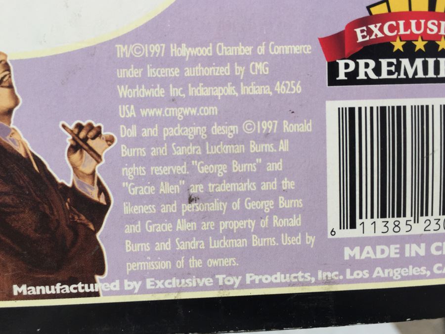 George Burns Limited Edition Collector's Series Dolls In Original Packaging [Photo 8]