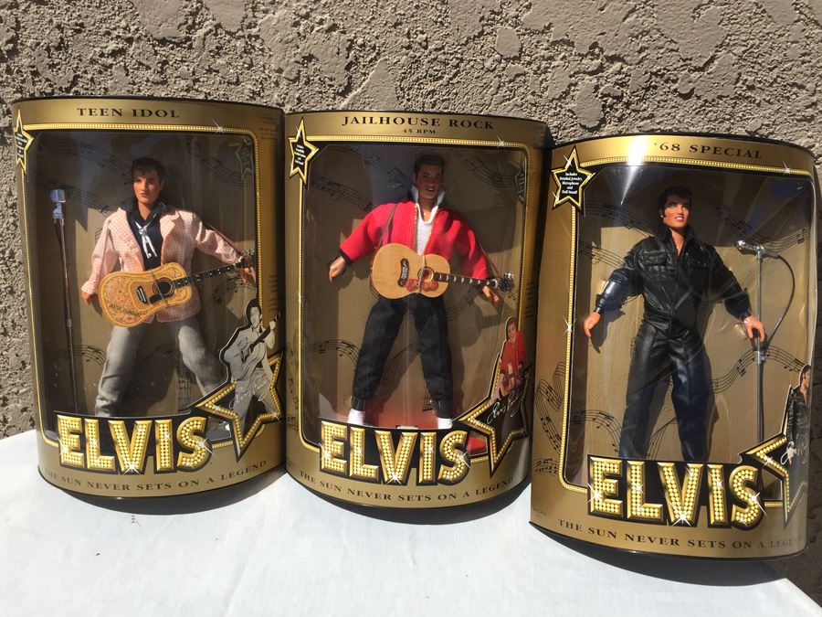 Elvis Dolls By Hasbro New In Box 1993