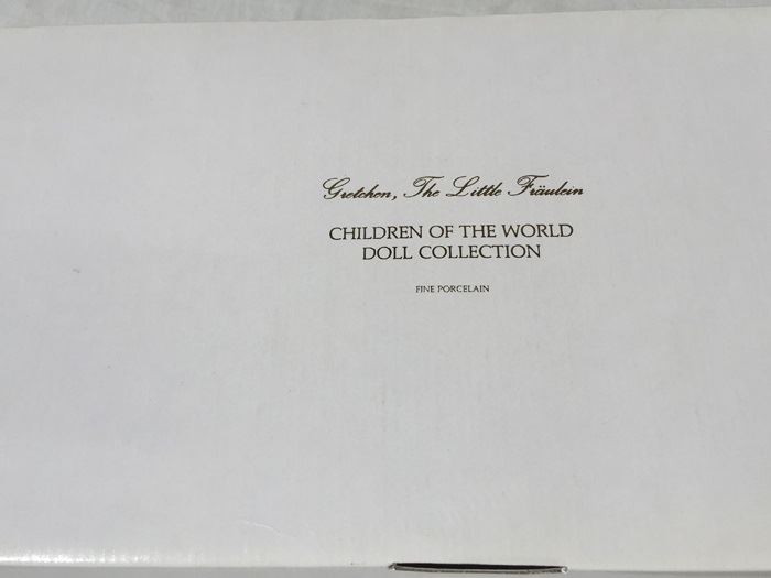 LENOX Children Of The World Doll Collection Gretchen The Little Fraulein New In Box