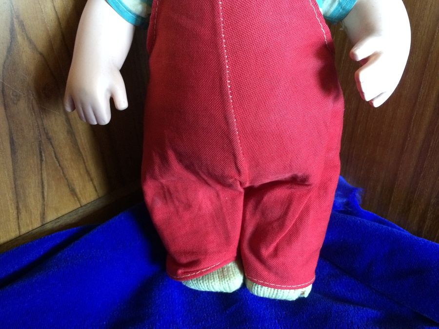 Vintage 1950's 12 inch Dennis the Menace Rubber Doll in Original Outfit [Photo 4]