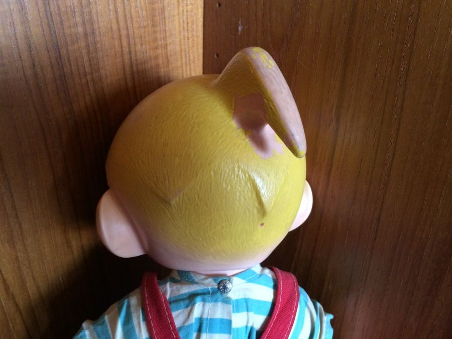 Vintage 1950's 12 inch Dennis the Menace Rubber Doll in Original Outfit [Photo 5]