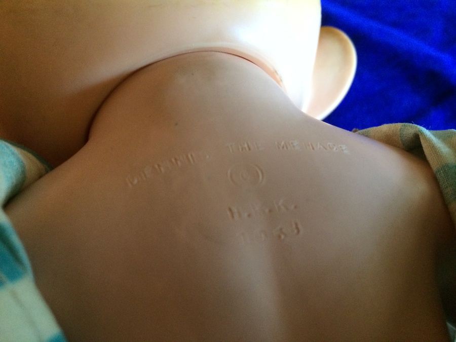 Vintage 1950's 12 inch Dennis the Menace Rubber Doll in Original Outfit [Photo 9]