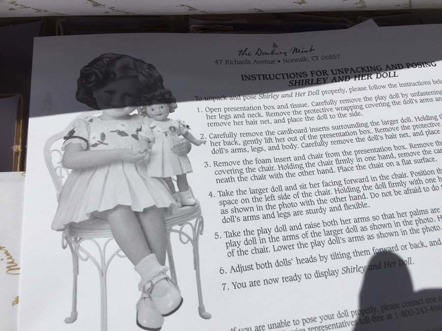 The Danbury Mint Shirley Temple And Her Doll New In Box 1999 [Photo 10]