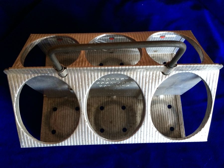 1950's Vintage Aluminum Coca-Cola Coke Six Pack Carrier Caddy [Photo 4]