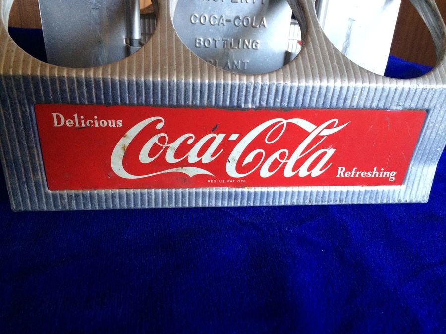 1950's Vintage Aluminum Coca-Cola Coke Six Pack Carrier Caddy [Photo 3]