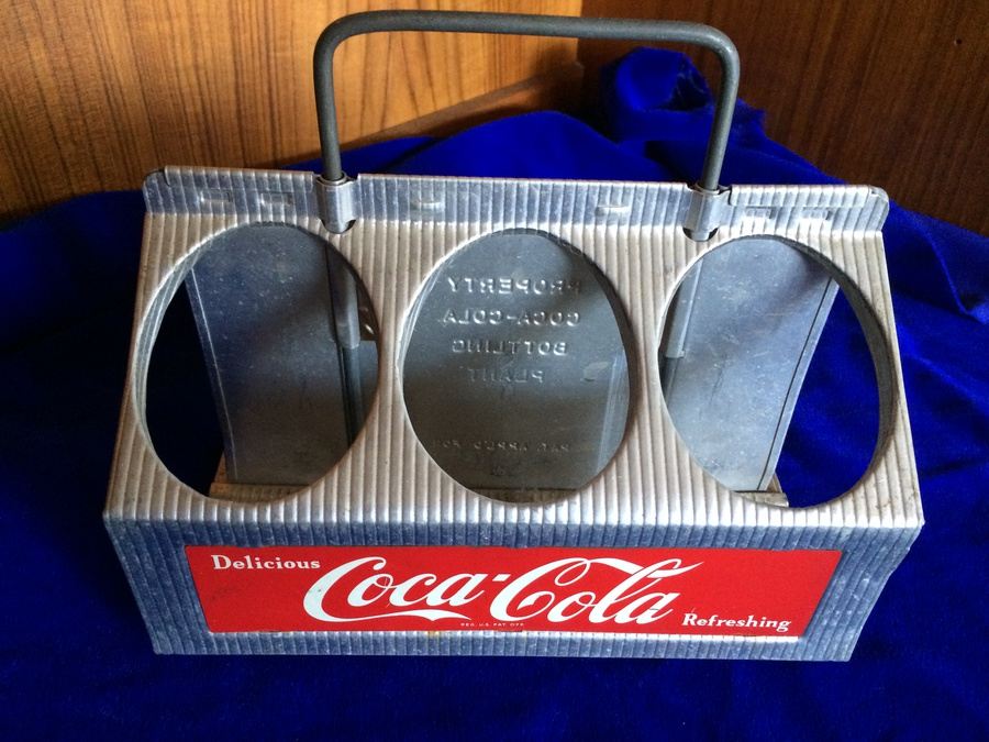 1950's Vintage Aluminum Coca-Cola Coke Six Pack Carrier Caddy [Photo 6]