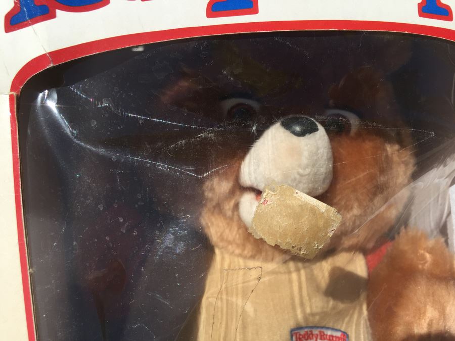 Teddy Ruxpin The World's First Animated Talking Toy New In Box 1985 Box Has Some Damage [Photo 3]