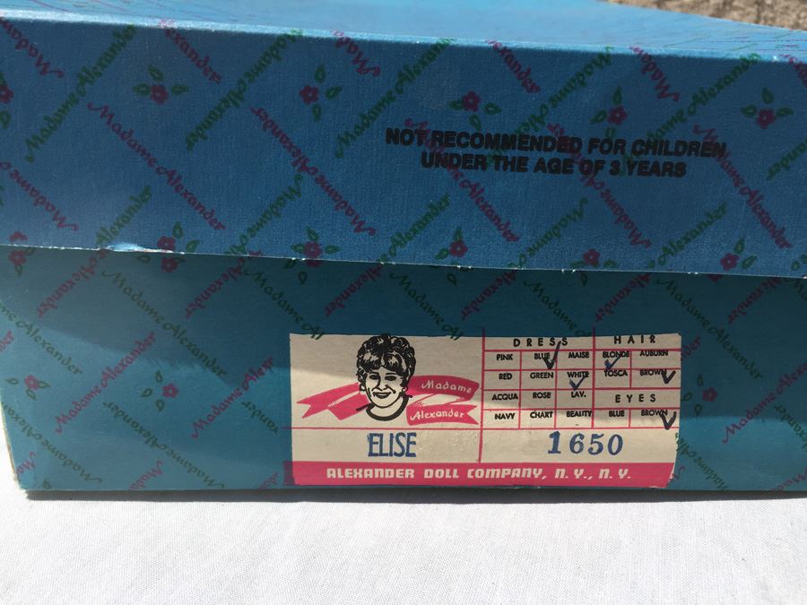 Large Madame Alexander Doll Elise In Original Box [Photo 4]
