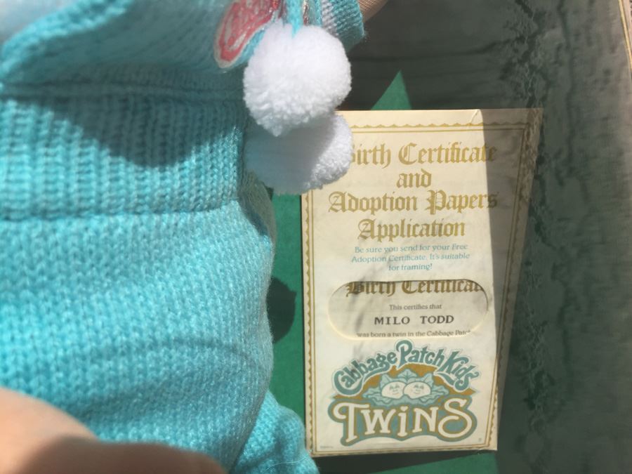 1985 Cabbage Patch Kids Twins Limited Edition Coleco  [Photo 3]