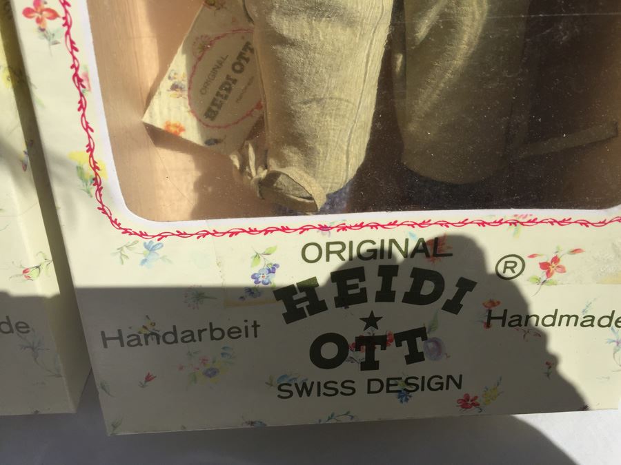 Original Heidi Ott Swiss Design Dolls New In Box E-F. Stefan & Steffi [Photo 7]