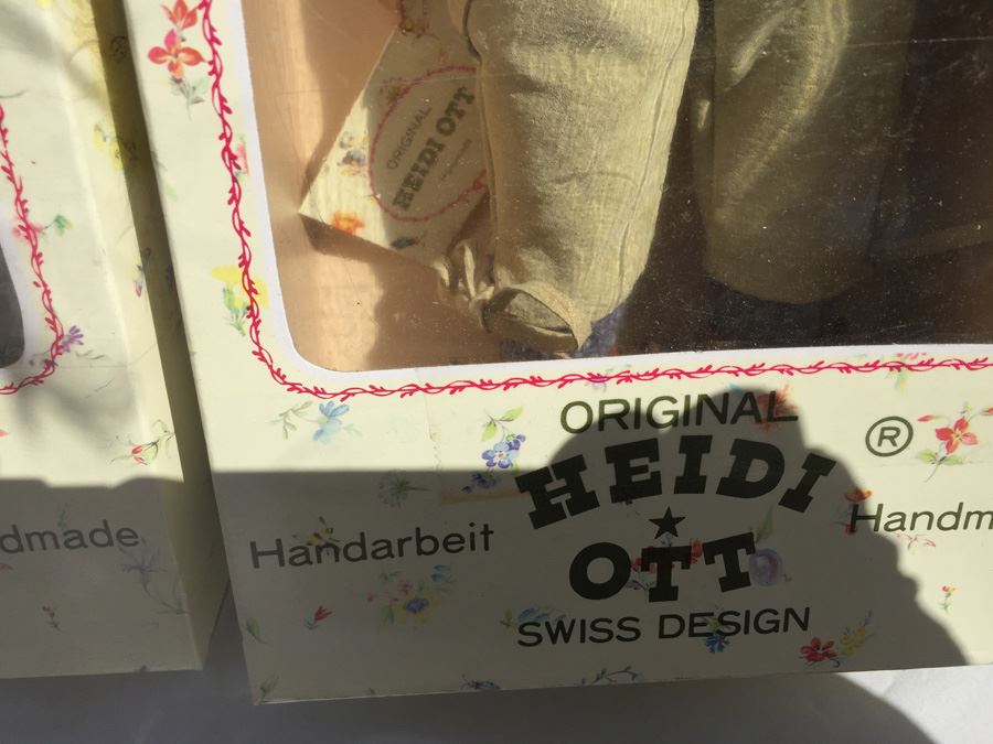 Original Heidi Ott Swiss Design Dolls New In Box E-F. Stefan & Steffi [Photo 4]