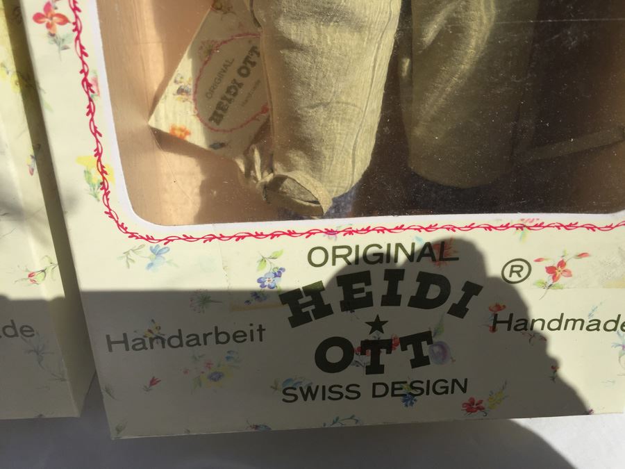 Original Heidi Ott Swiss Design Dolls New In Box E-F. Stefan & Steffi [Photo 6]