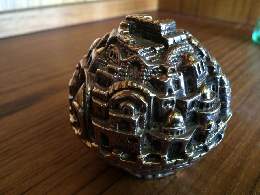 Jerusalem Ball 925 Electroformed Silver (base metal core)  [Photo 2]