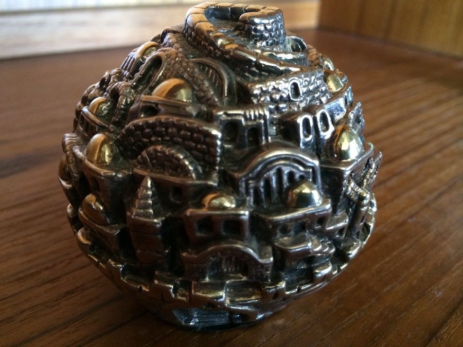 Jerusalem Ball 925 Electroformed Silver (base metal core)  [Photo 4]