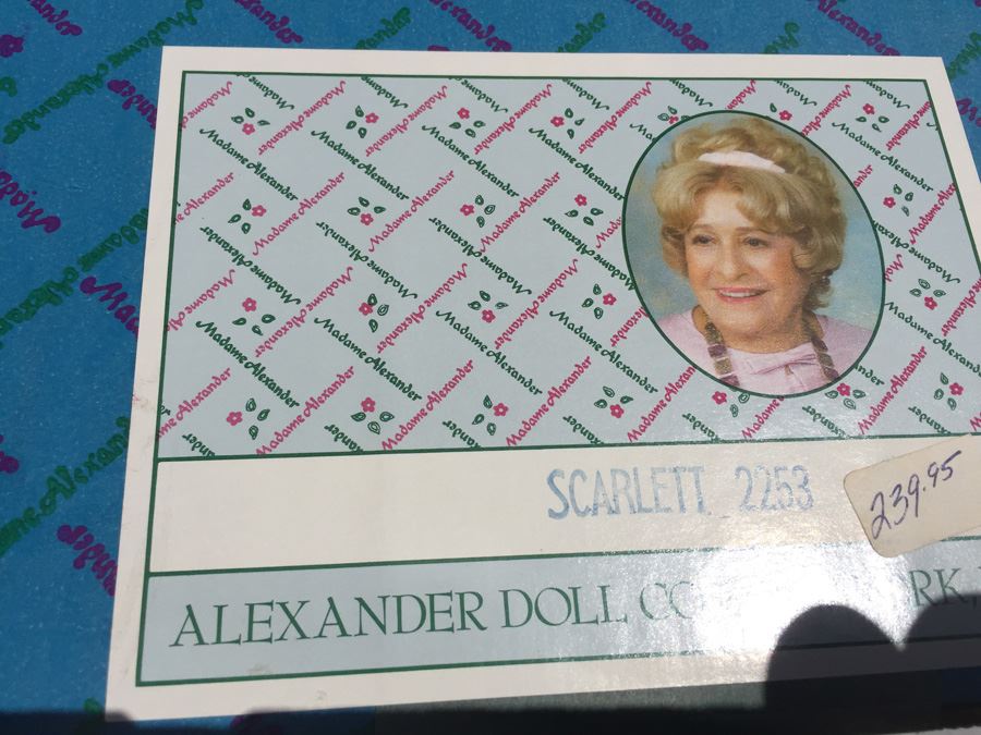 Large Madame Alexander Doll Scarlett 2253 In Original Box [Photo 1]