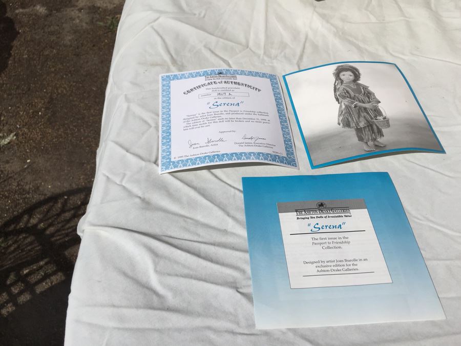 The Ashton-Drake Galleries Serena Doll By Joan Ibarolle New In Box [Photo 3]