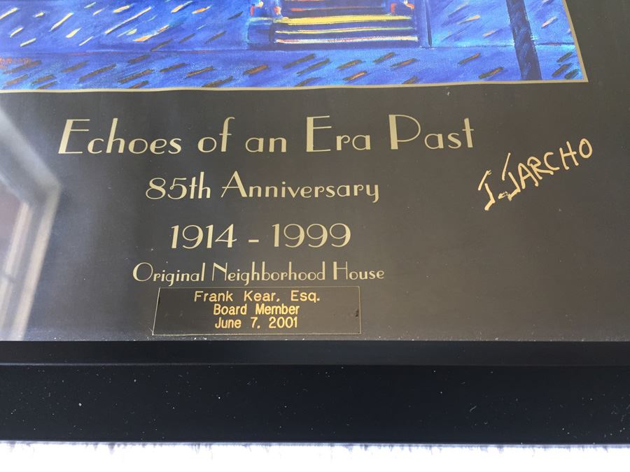 Echoes Of An Era Past Framed Print Signed By J Jericho [Photo 2]