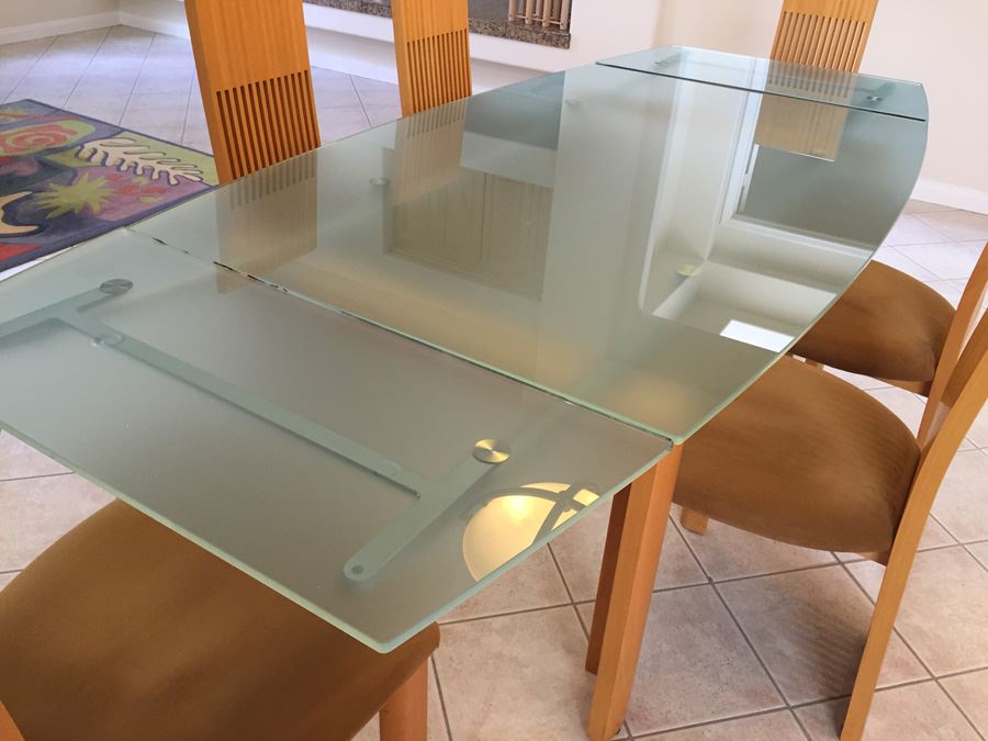 Modernist Designer Table With Six Chairs In Excellent Condition Purchased From Lawrance Furniture [Photo 11]