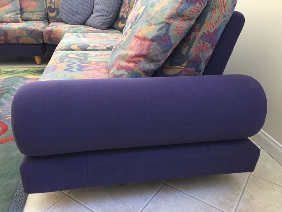 Modernist Dellarobbia Furniture Modular Sectional Sofa With Down Padding Extremely Comfortable And In Excellent Condition Purchase From Lawrance Furniture [Photo 6]