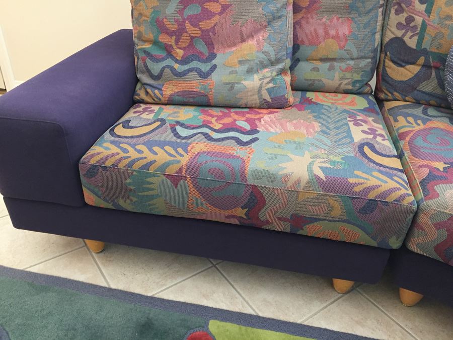 Modernist Dellarobbia Furniture Modular Sectional Sofa With Down Padding Extremely Comfortable And In Excellent Condition Purchase From Lawrance Furniture [Photo 4]