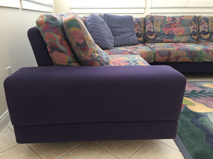 Modernist Dellarobbia Furniture Modular Sectional Sofa With Down Padding Extremely Comfortable And In Excellent Condition Purchase From Lawrance Furniture [Photo 5]