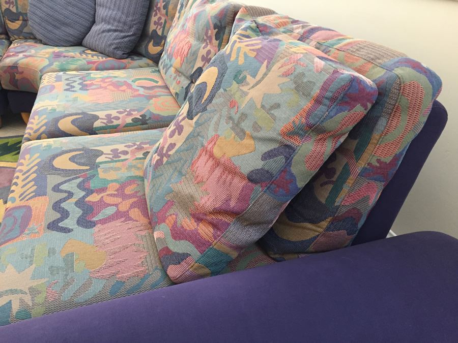 Modernist Dellarobbia Furniture Modular Sectional Sofa With Down Padding Extremely Comfortable And In Excellent Condition Purchase From Lawrance Furniture [Photo 7]