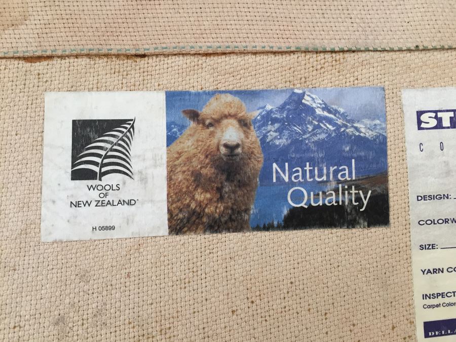 Dellarobbia Furniture Colorful Area Rug Matching Sectional Sofa 100% New Zealand Wool [Photo 11]