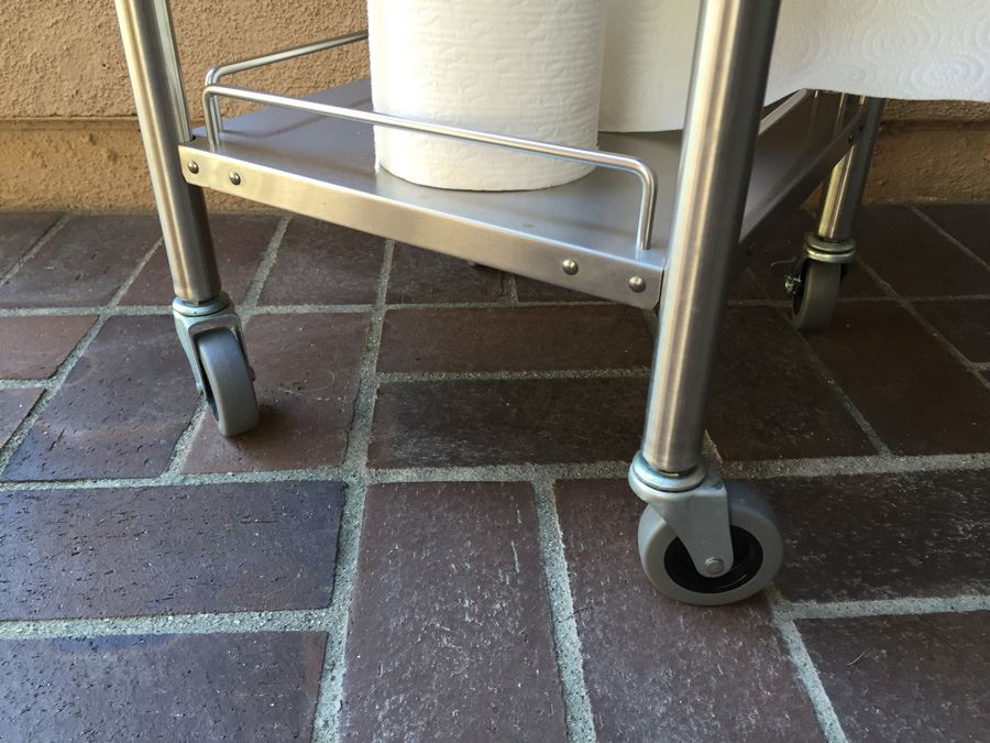 Stainless Steel Rolling Storage Cart [Photo 5]