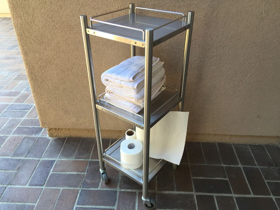 Stainless Steel Rolling Storage Cart [Photo 6]