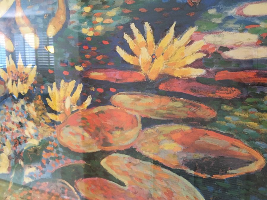 Nicely Framed Hand Signed Gary Ackerman Artist Proof Print Modern Impressionistic Style [Photo 7]