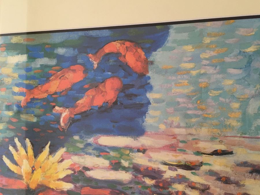 Nicely Framed Hand Signed Gary Ackerman Artist Proof Print Modern Impressionistic Style [Photo 6]