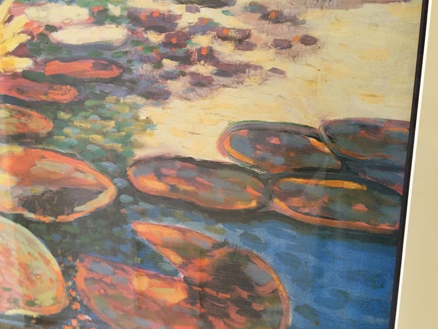 Nicely Framed Hand Signed Gary Ackerman Artist Proof Print Modern Impressionistic Style [Photo 5]