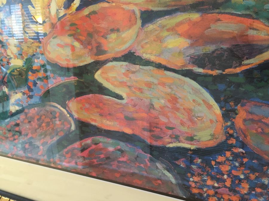 Nicely Framed Hand Signed Gary Ackerman Artist Proof Print Modern Impressionistic Style [Photo 8]