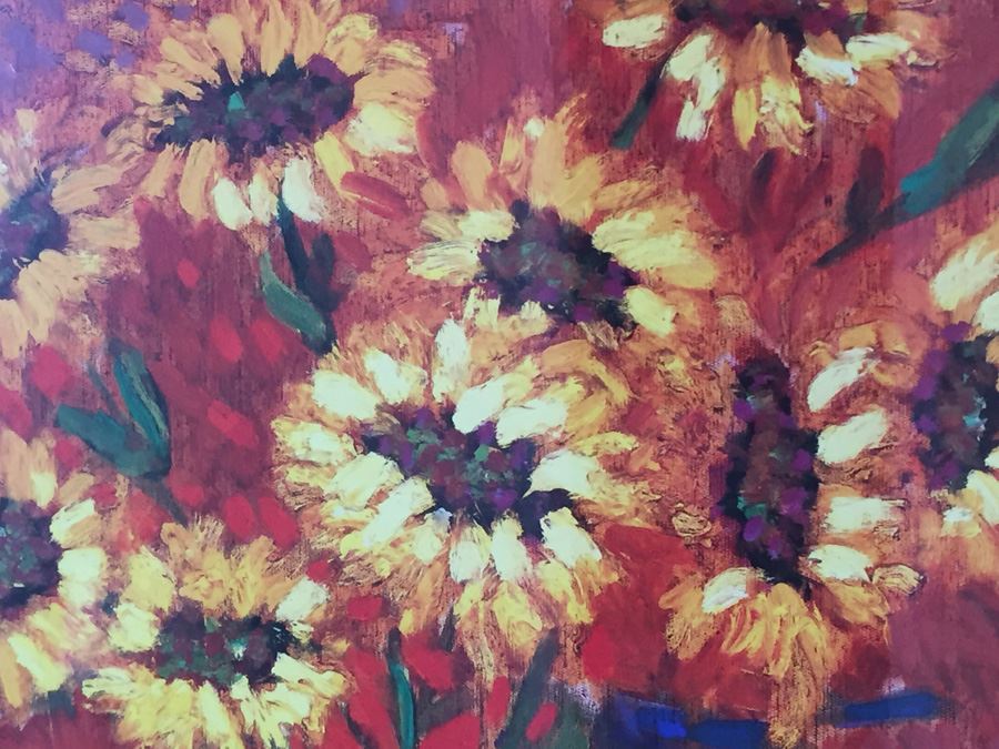 Nicely Framed Hand Signed Ackerman Artist Proof Print Modern Impressionistic Style [Photo 7]