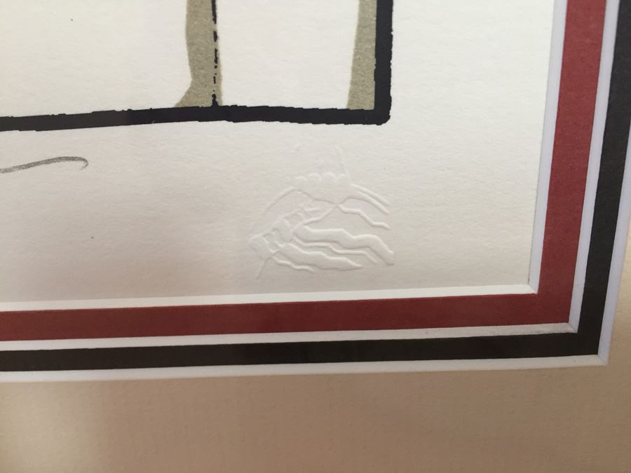 Amado Pena Hand Signed Limited Edition Print Serigraph 65/65 Nicely Framed Estimate $2,000 [Photo 10]