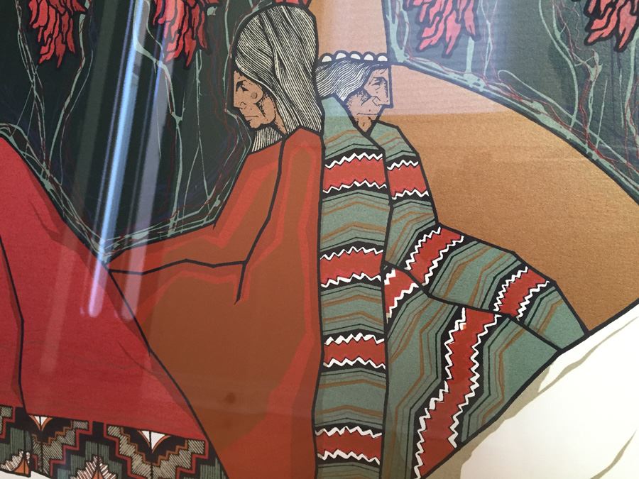 Amado Pena Hand Signed Limited Edition Print Serigraph 65/65 Nicely Framed Estimate $2,000 [Photo 8]