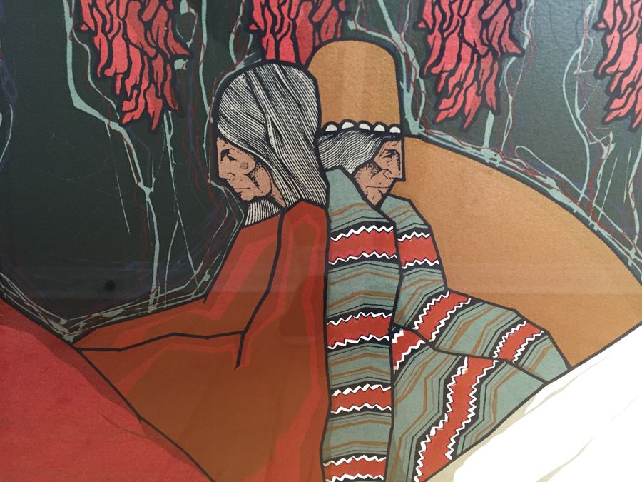 Amado Pena Hand Signed Limited Edition Print Serigraph 65/65 Nicely Framed Estimate $2,000 [Photo 6]