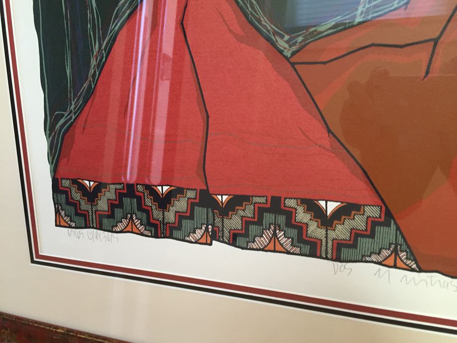 Amado Pena Hand Signed Limited Edition Print Serigraph 65/65 Nicely Framed Estimate $2,000 [Photo 9]