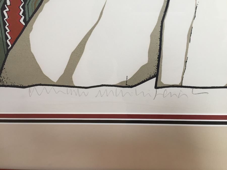 Amado Pena Hand Signed Limited Edition Print Serigraph 65/65 Nicely Framed Estimate $2,000 [Photo 11]